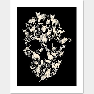 Cat Skull Narratives Posters and Art